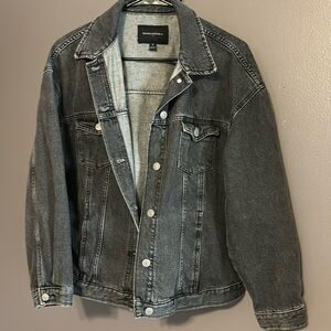 Gray denim jacket